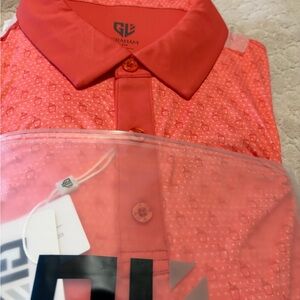 Graham Luxe 2XL Men's Georgia Peach Polo Shirt